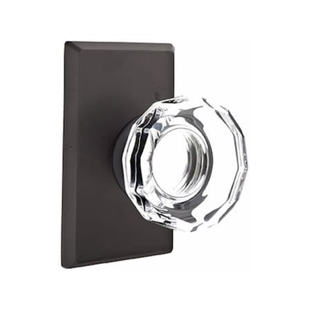 Emtek Flat Black Passage 7104LWFB 7104LWFB